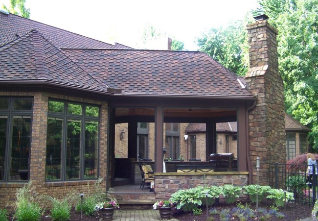 outdoor living after