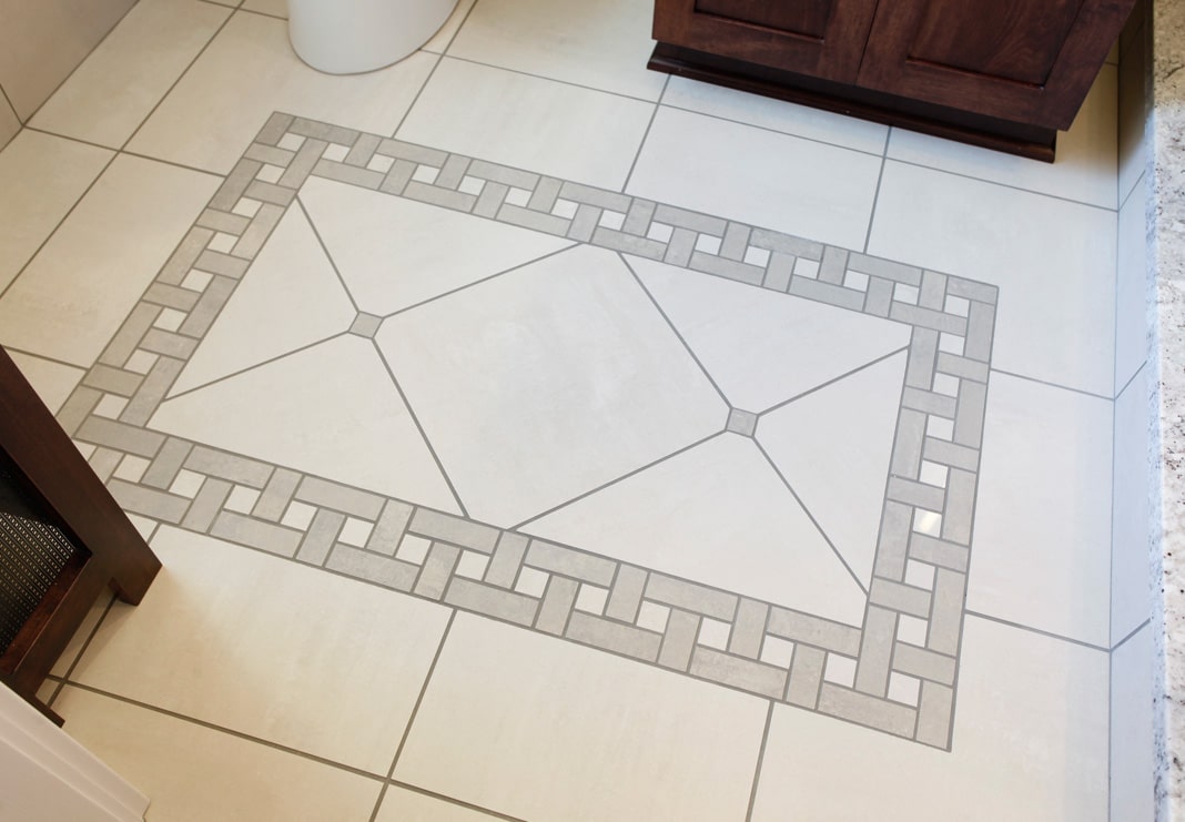 new tricks bathroom tile after photo