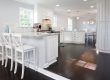 Bright Open Kitchen Leading into Dining Room