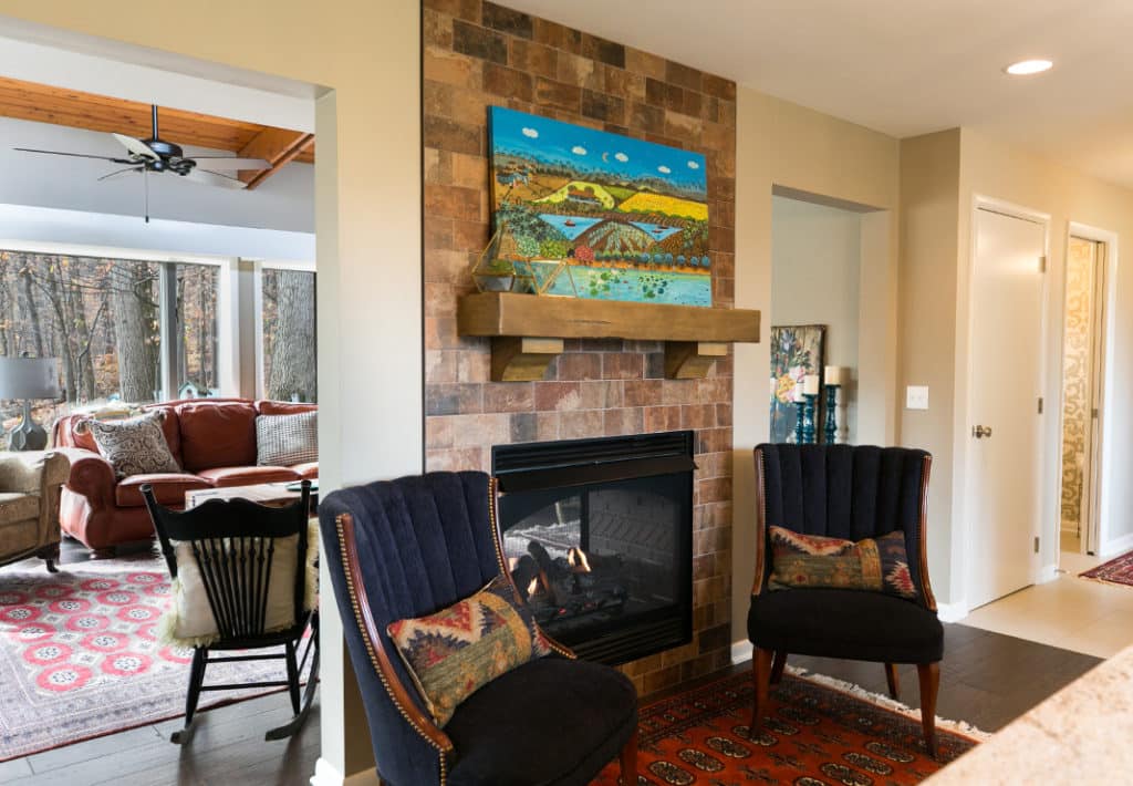 Kitchen Fireplace
