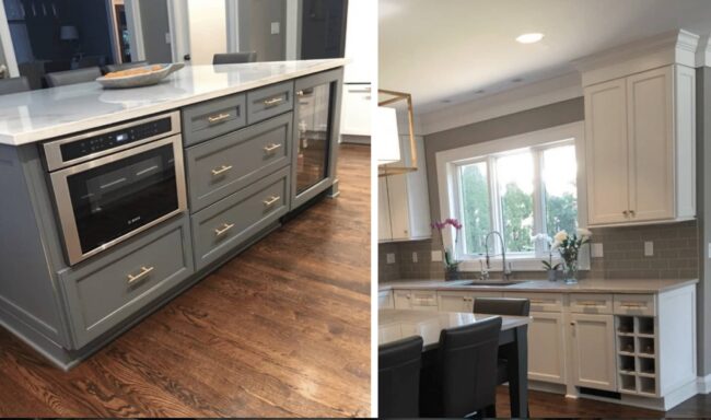 Kitchen remodel with custom cabinetry