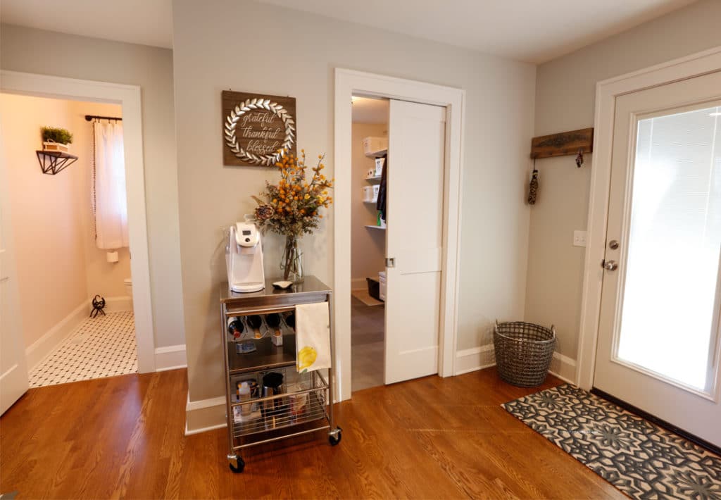 New Mudroom/Laundry and Bathroom