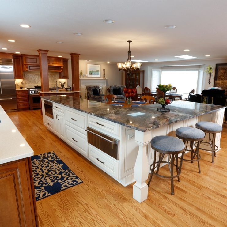 super sized kitchen island