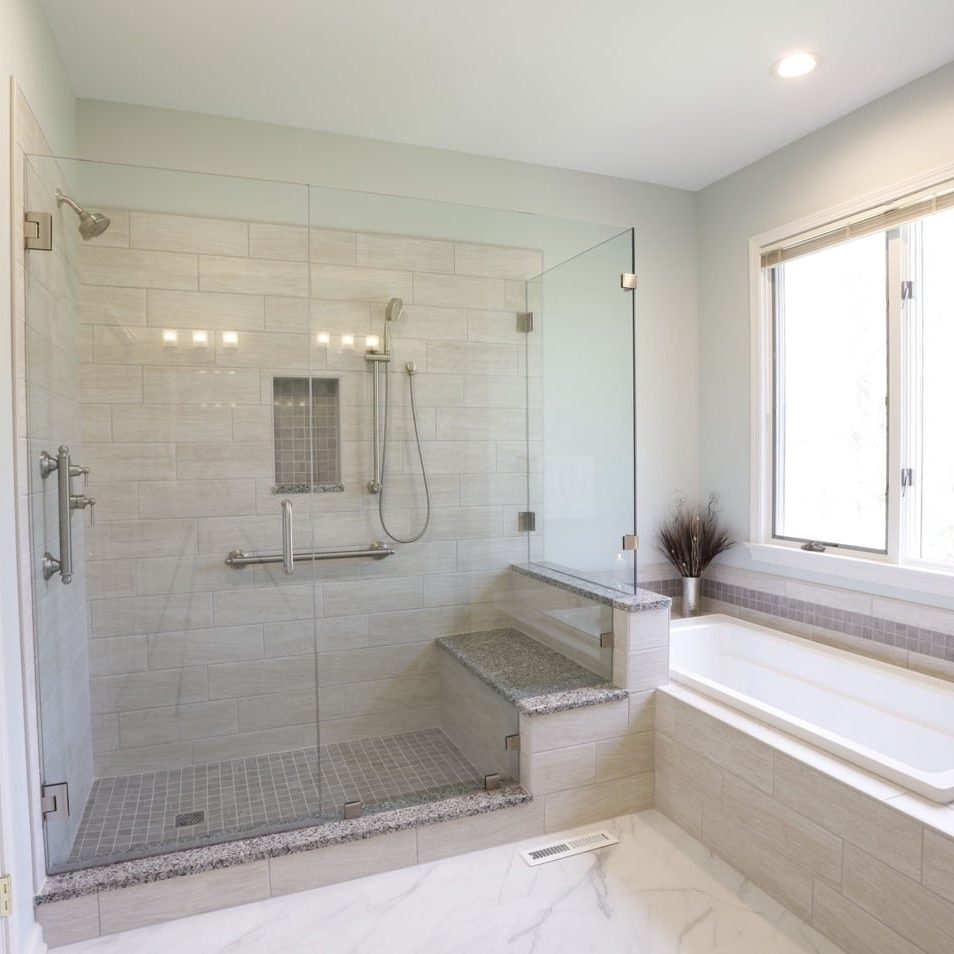 bright white bathroom
