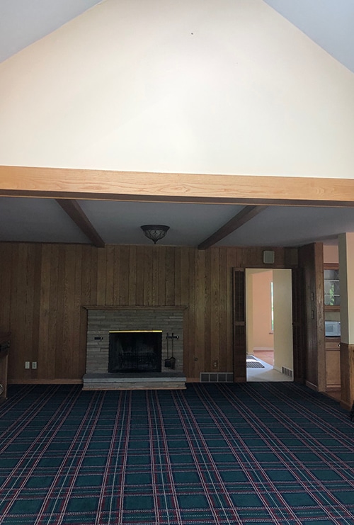 Before: Great Room Fireplace