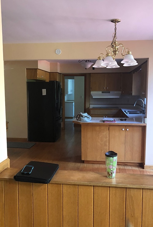 Before: Out Date Kitchen