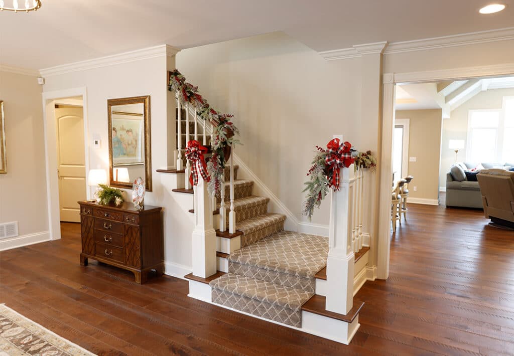 Newly Opened Stairway