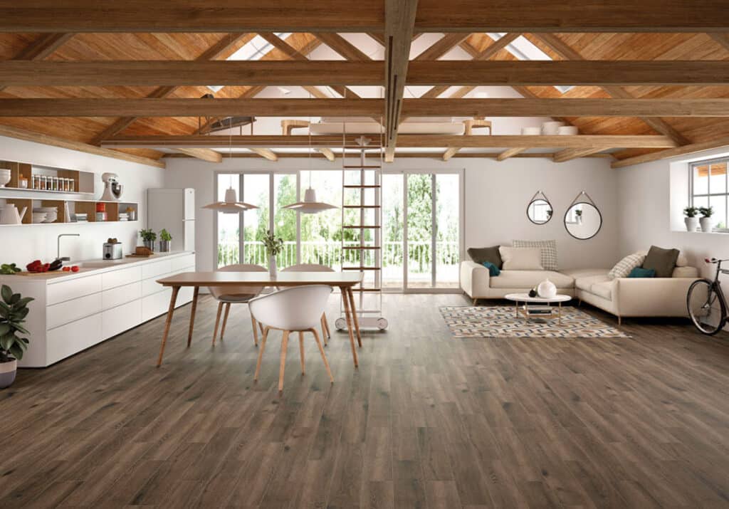 Porcelain wood-look tile from MSI Surfaces