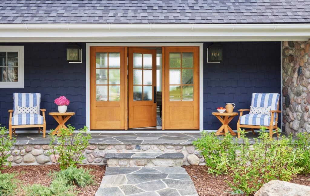 Welcoming front porch