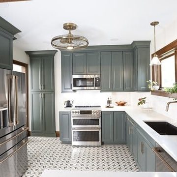 patterned tile floor