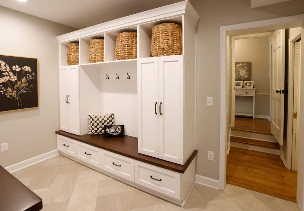 After Mudroom Bench